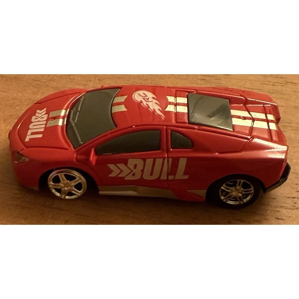 Idea Village Mini‎ RC Car Pocket Racers Bull Red Micro 4-Way - Untested